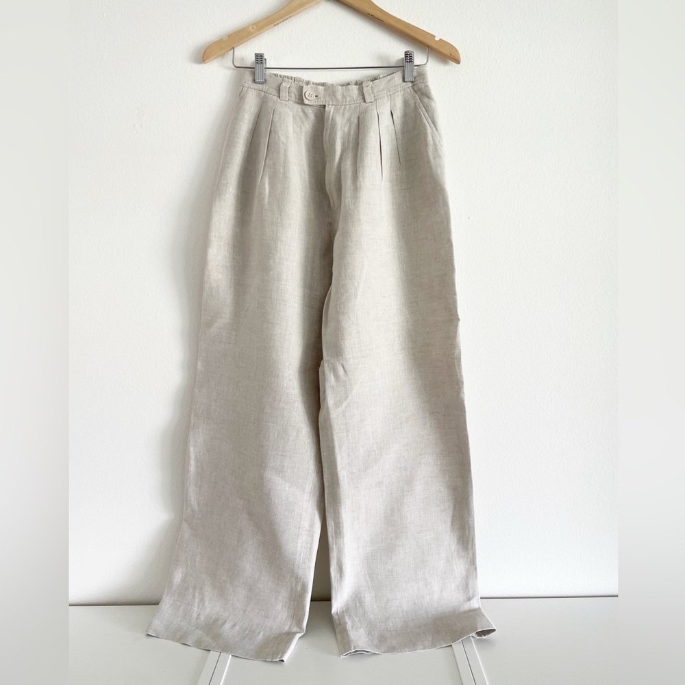 Posse Louis Linen Trouser Natural Pants